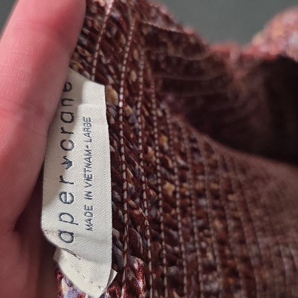 Paper Crane  Floral Blouse. Size L - Picture 3 of 4